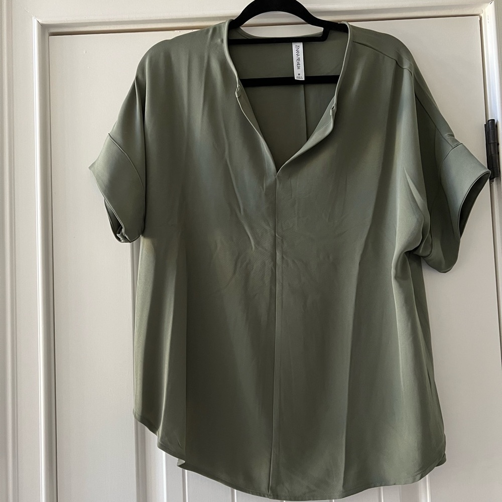 Olive green boutique top